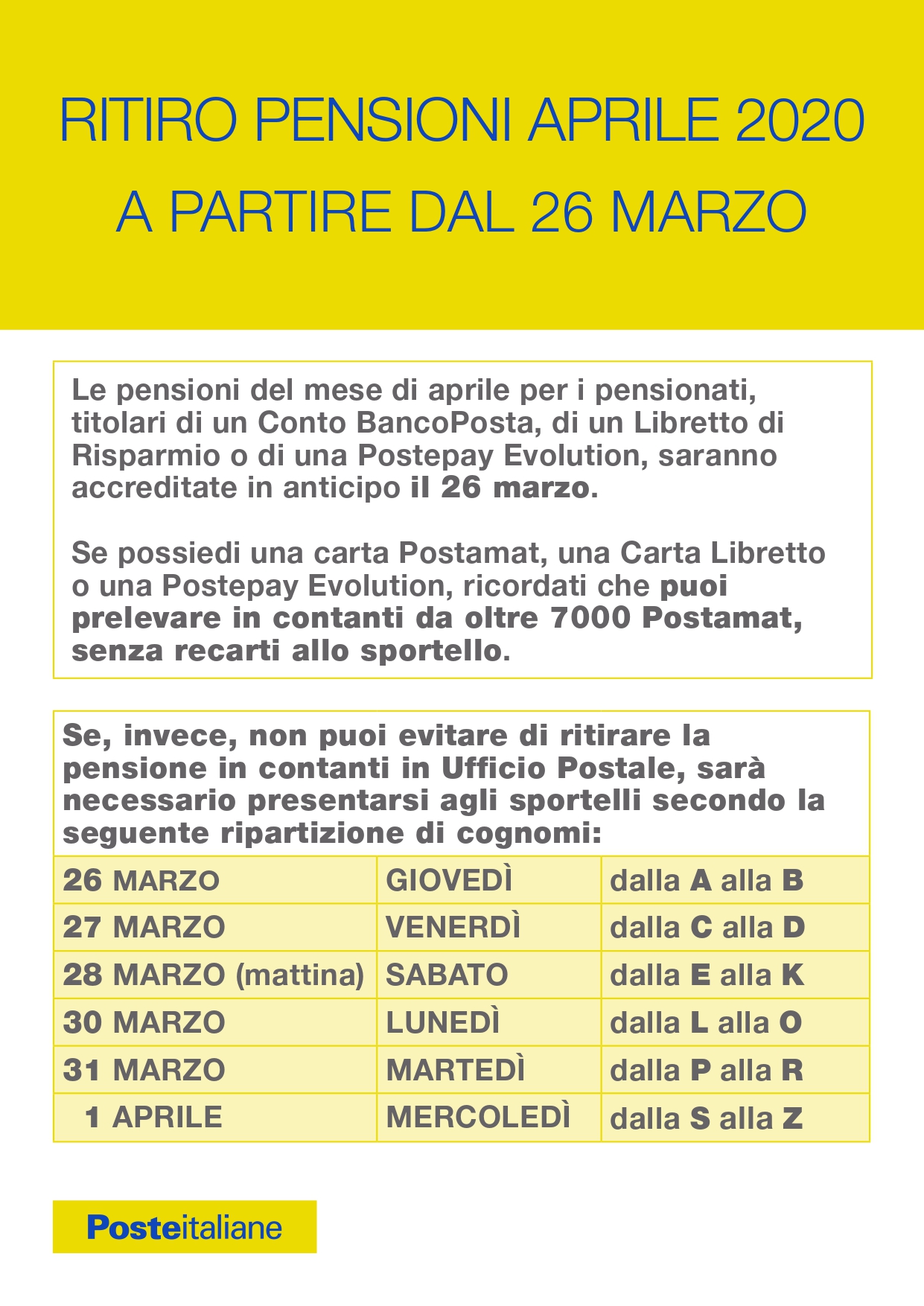 Pensioni: Ufficiale Il Nuovo Calendario Del Cedolino Di Aprile