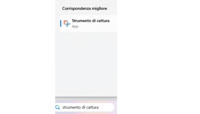 Strumento di cattura