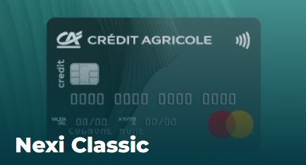 Carta di credito Crédit Agricole Nexi Classic