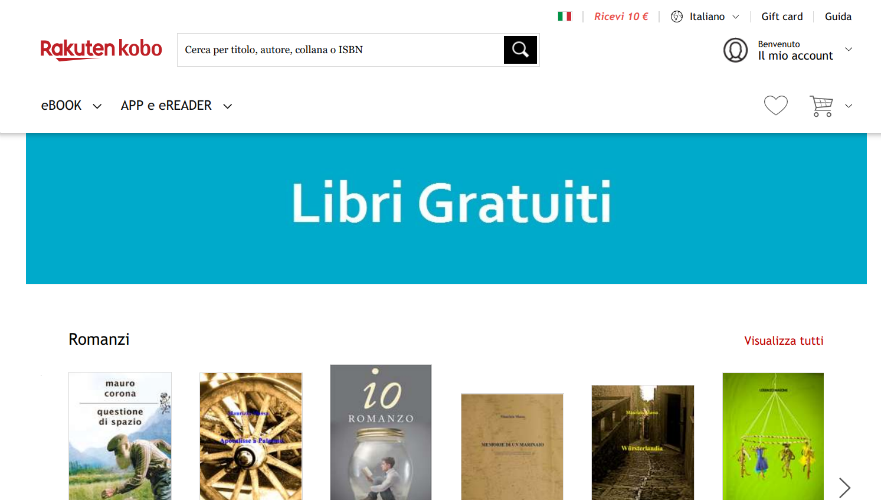 Dove scaricare un libro in lingua italiana