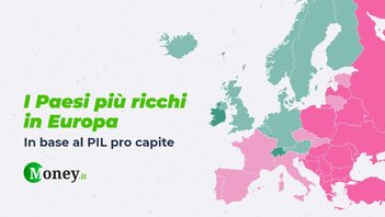 I Paesi più ricchi (e più poveri) in Europa. Dov'è l'Italia? La mappa