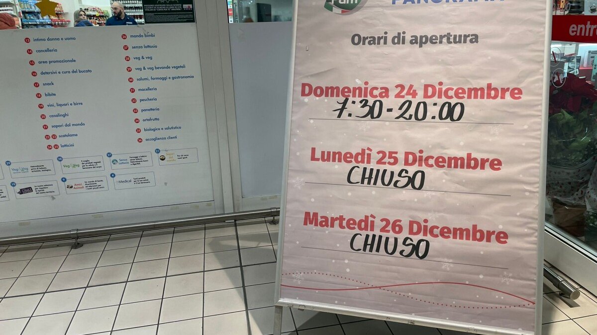 Supermercati Aperti O Chiusi Vigilia, Natale E Santo Stefano