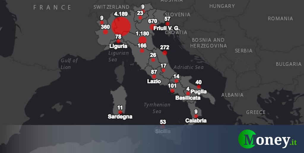 Coronavirus Italia: La Mappa Dei Contagi