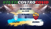Lazio-Roma domenica 26 aprile, derby virtuale: dove vedere e come si gioca