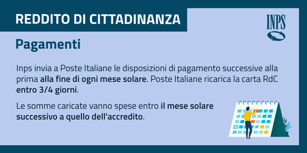 Reddito Di Cittadinanza In Pagamento Lultima Mensilità L