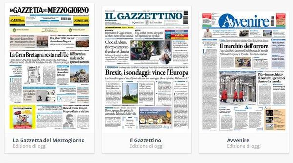 Il gazzettino del mezzogiorno